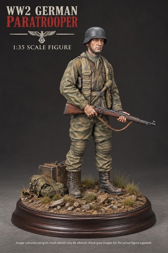 Ww2 german paratrooper - 1:35,