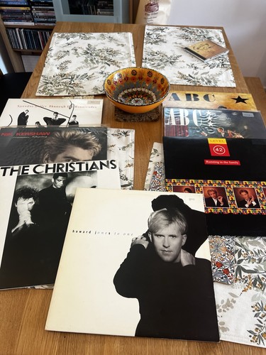 80s vinyl records job lot - 80s,