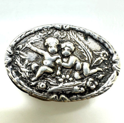 Vintage 800 silver cherub - silver,