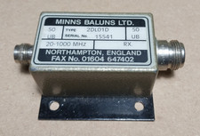 Minns Baluns Balun Transformer Type: 2DLO1D / 50UB / 200-100MHz