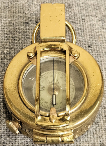Vintage cased brass nautical - cased,