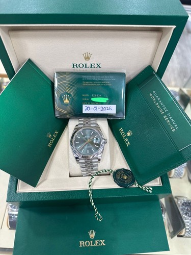Rolex datejust 126334 - rolex, silver