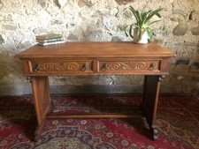 STUNNING ANTIQUE CONSOLE TABLE HALL TABLE