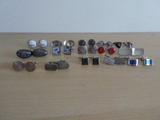 Job Lot Cufflinks x 15 Vintage