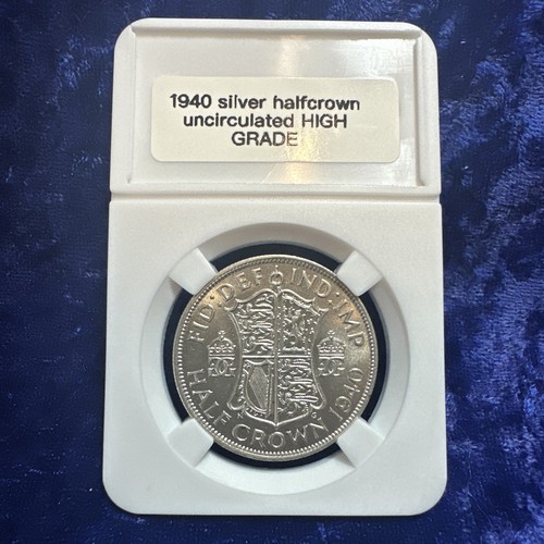 Uncirculated 1940 half crown - 1940,