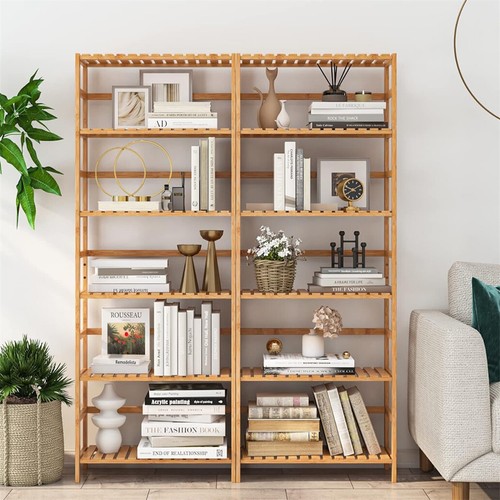 Wisfor tier bamboo bookshelf - 6,