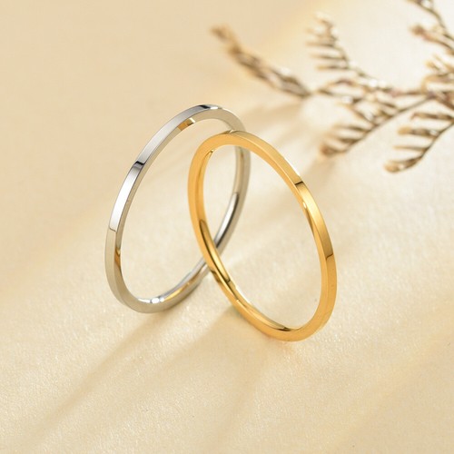 Stainless steel men women ring - men,