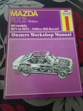 HAYNES MAZDA RX2 ROTARY MANUAL / HARDBACK 1971 / 73 SALOON COUPE / USA SEDAN VG