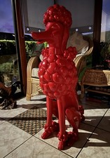 Red Poodle decorative Ornament By Casa Padrino