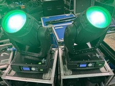 2x Robe Colour Wash 575e AT Wash Light Moving Light With Flight Case