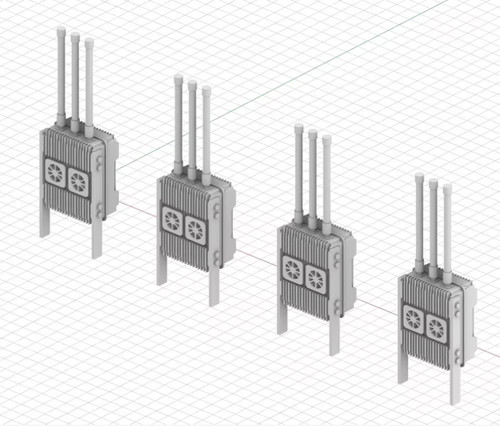 4pcs printed 72 tank - 3d, 1/72
