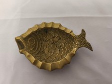 Vintage Solid Brass Fish