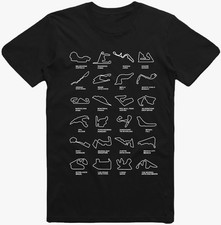 Countries F1 Racing Tracks Map