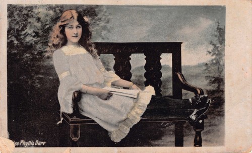 Postcard edwardian actress - postcard,