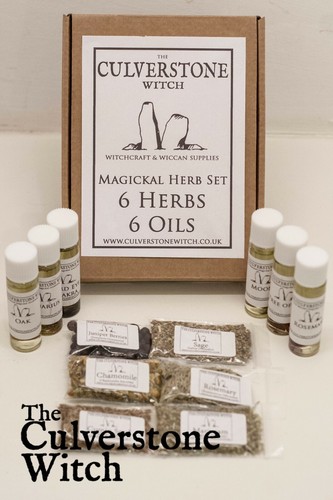 Herb oil box set witch - 6,