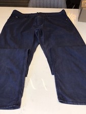 Boss - Men’s Lightweight Maine Regular Fit Trousers - Size 33/32 Blue - Used