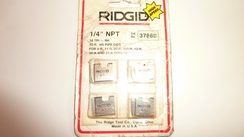 Ridgid pipe dies npt - ridgid,