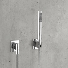 Dornbracht Hand Shower Set with Individual Rosettes in Platinum Matt RRP $2100+