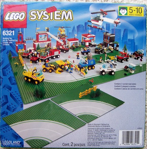 Lego town city 6321 - town, curved