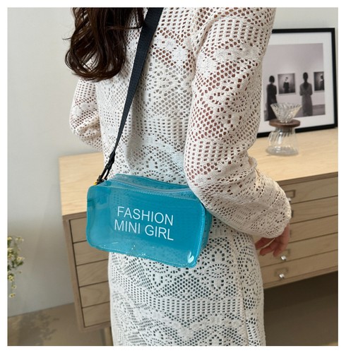 Girls transparent clear bag - transparent,