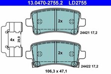 Disc Ceramic Brake Pad Set