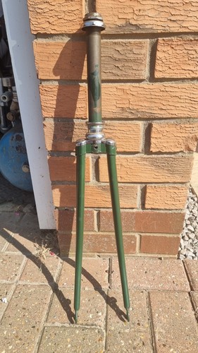 Vintage bicycle front forks - bicycle,