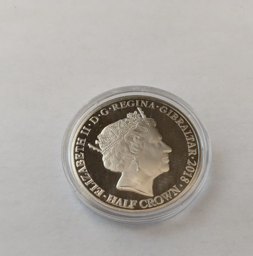 2018 gibraltar half - crown,