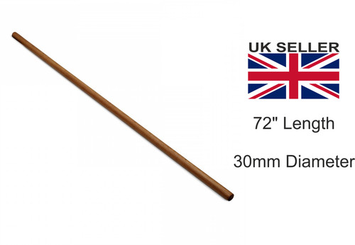 Wooden 6ft staff martial - wooden,