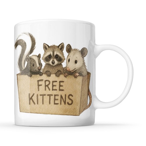 Free kittens skunk raccoon - kittens,