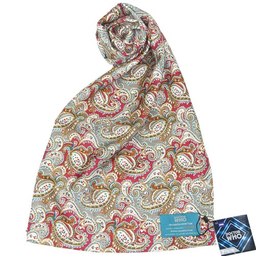 Seventh doctor silk scarf - scarf,