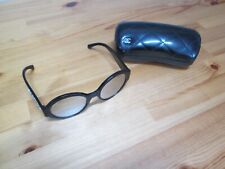 Authentic CHANEL Black Round Sunglasses  D