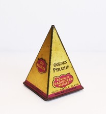 Gramophone Needle Tin - Golden