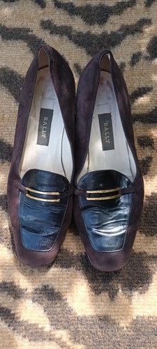 Bally brown suede shoes - brown, uk