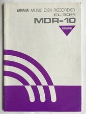 Yamaha Electone MDR-10 MDR10 JAPANESE Owners Manual Instruction Book EL-30 EL-40