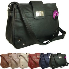 Handbag Small / Medium Across Body Satchel Shoulder Bag Zipped Compartments 