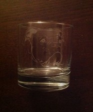 BOXER DOG HEAD ETCHED WHISKEY