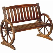 2 3 SEATER BURNT WOOD GARDEN