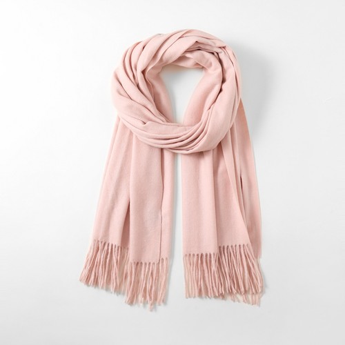 Plain winter scarf cashmere - scarf,