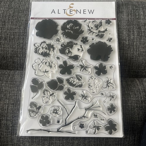 Altenew vintage flowers build - altenew,