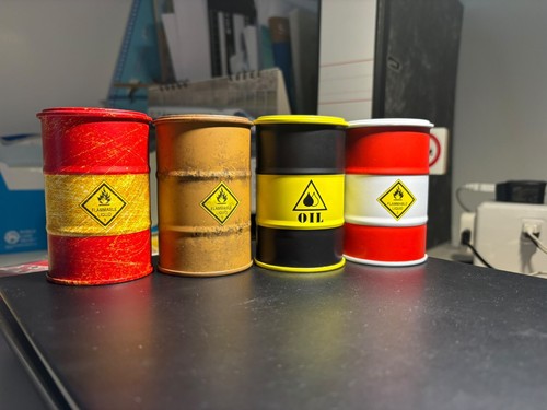 Mini oil drum barrel - mini, metal