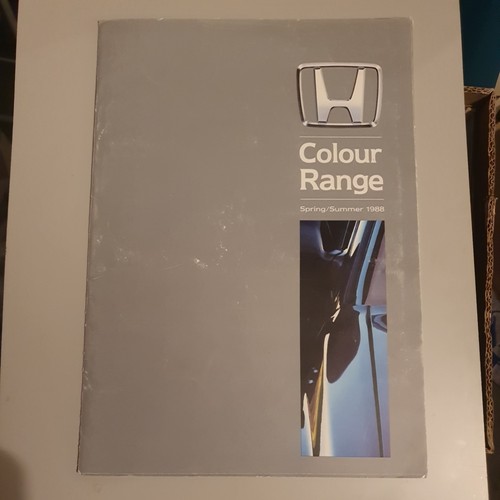 Honda colour trim 1988 - 1988, uk