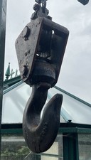 Crane Hook Historic Originally From Royal Docks London ,  Heavy Approx 80kg .