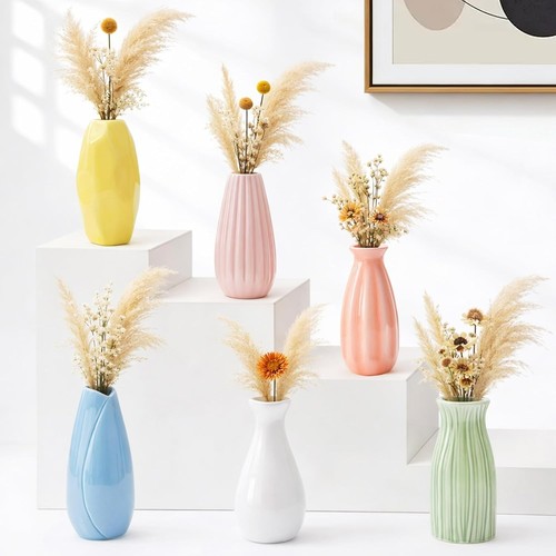 Colourful mini ceramic vases - 6,