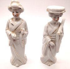 Porcelain Geisha figurines Two
