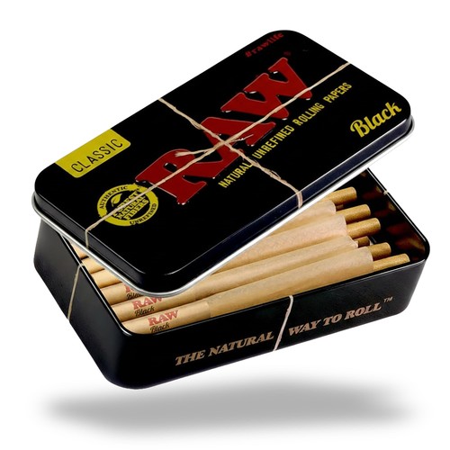 Raw black classic prerolled - classic,