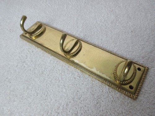 Brass coat hanging - brass,