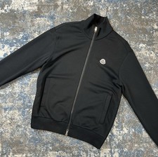 Moncler men’s black zip up jacket 100% authentic 