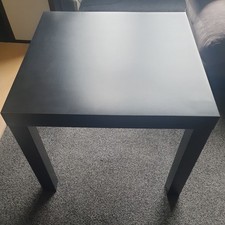 IKEA  Black Square coffee Table 55x55cm 45cm h