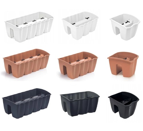 Balcony rail planter set 3 - planter, of