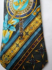 LEONARD PURE SILK TIE DESIGN 69150 MULTICOLOURED MADE IN PARIS